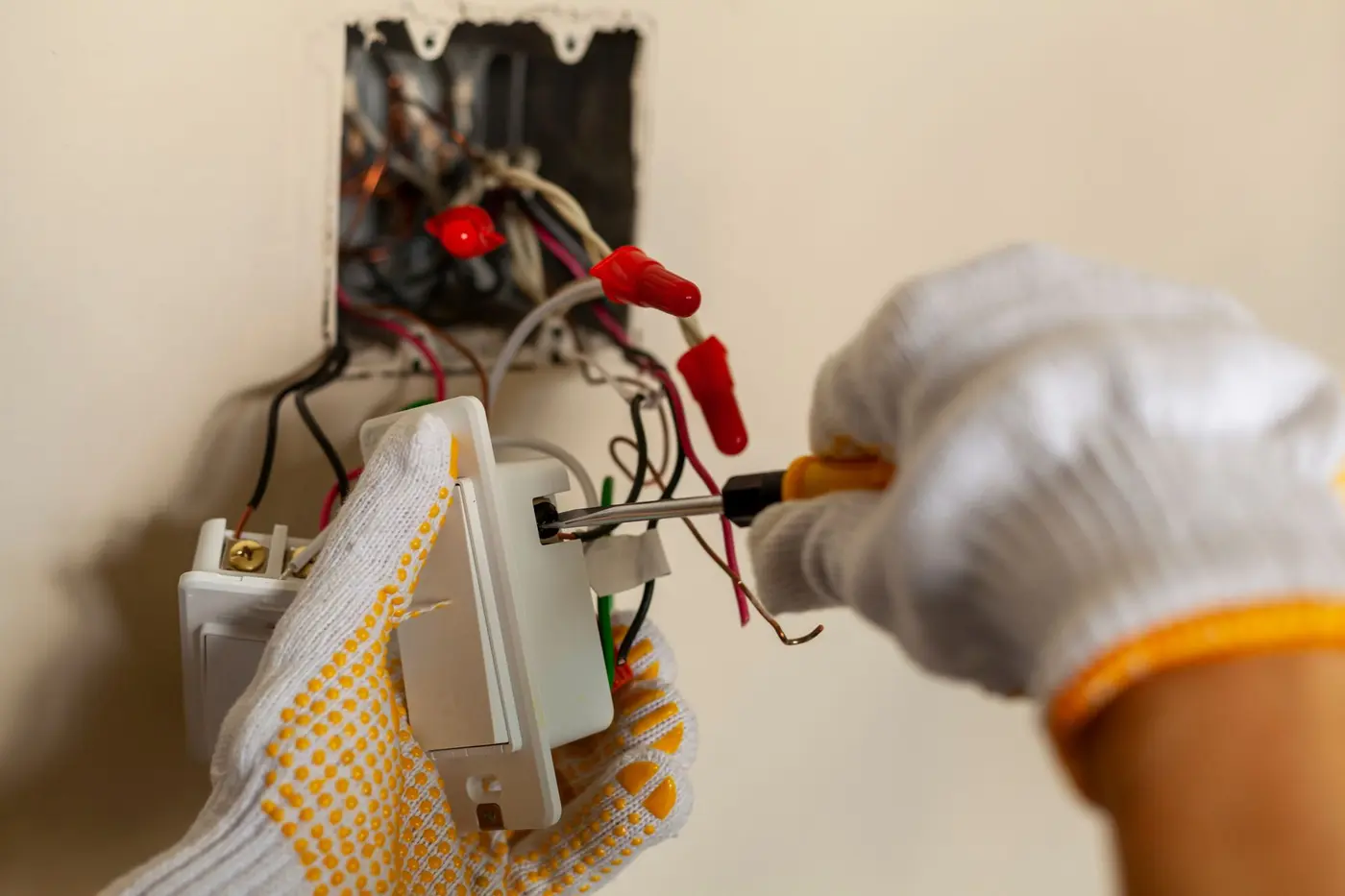 Electrical outlet installation